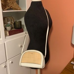 Kate Spade straw crossbody bag